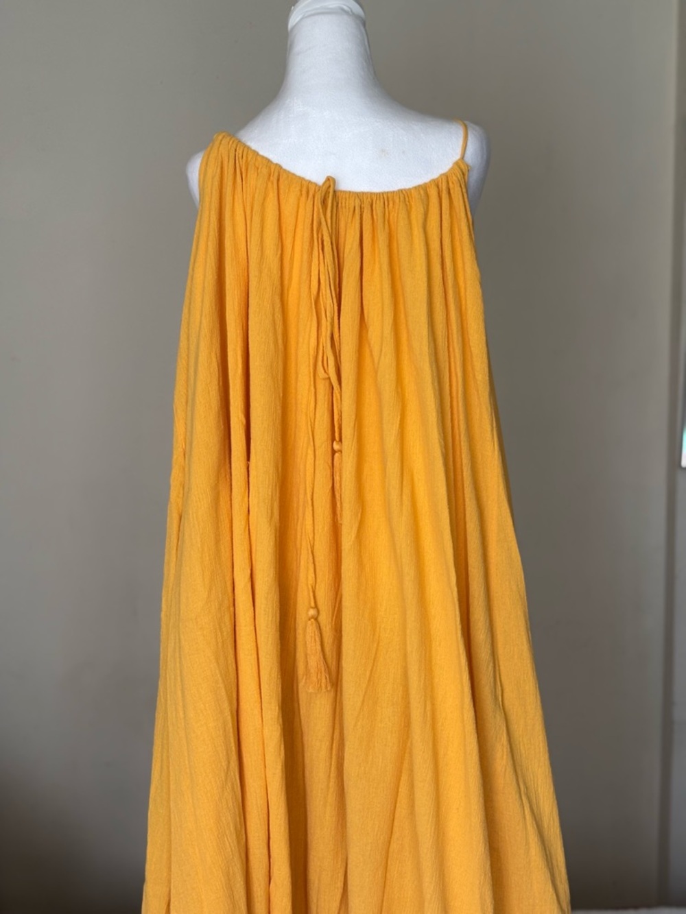 Free People Sunshine Yellow Spaghetti-Strap Maxi Dress - Picture 4 of 10